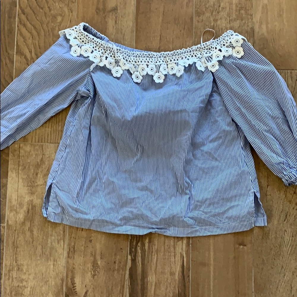 Off the shoulder shirt